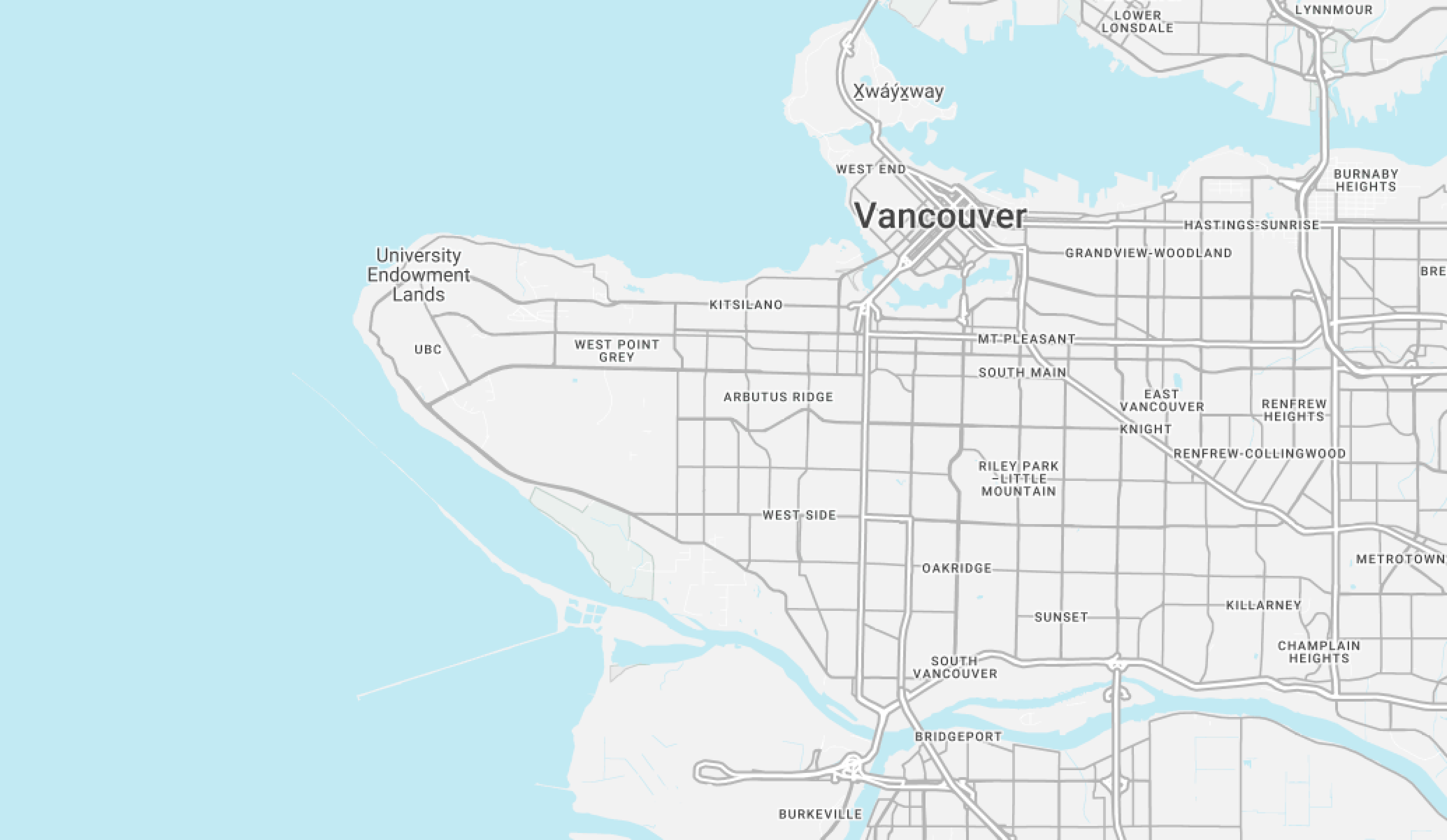 Vancouver Map